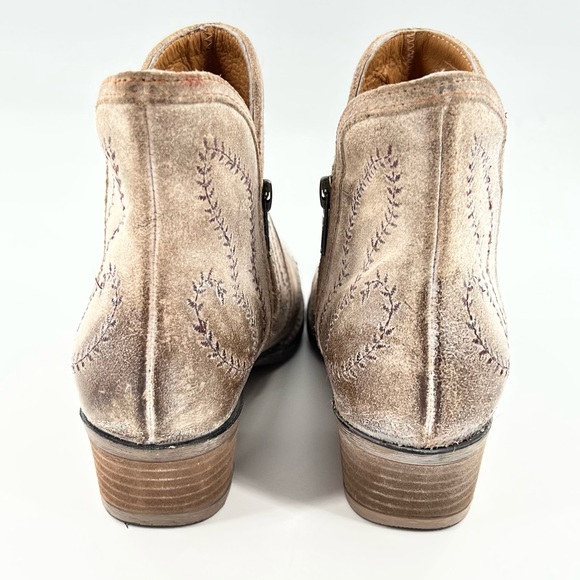 Sterling River Women's Taupe Embroidered R-Toe Boot 7.5 - Picture 4 of 10